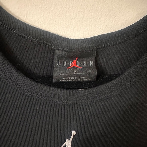 Air Jordan Black Sleeveless Tank Dress with Jumpman Logo - Picture 3 of 10